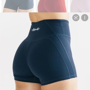Alphalete navy pulse shorts